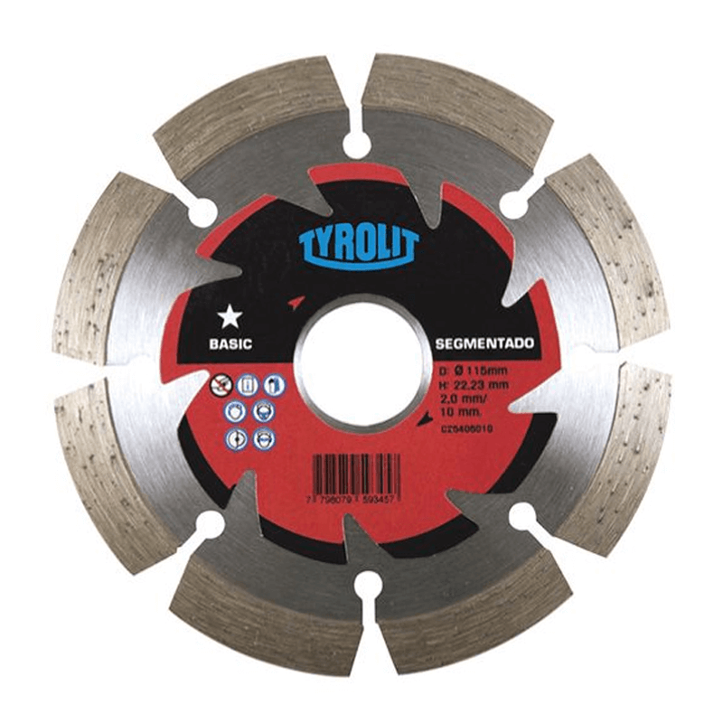 Disco diam Segmentado 180mm Tyrolit Tyrolit — comprar en Extrabrut
