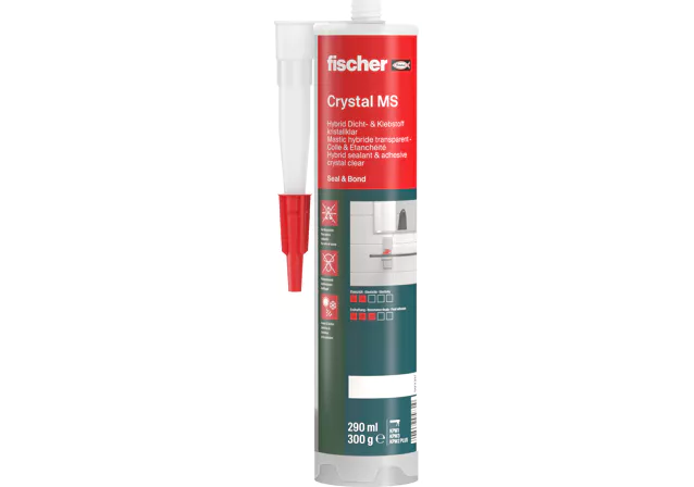 Multi silicona CRYSTAL MS Fischer x 290ml (Pega y Sella) Fischer — comprar en Extrabrut