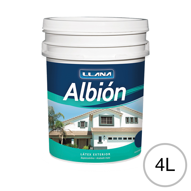 Latex Albión mate C 4L Quimica Llana — comprar en Extrabrut