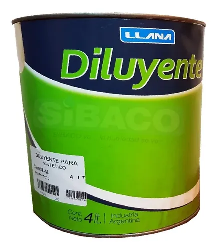 Diluyente especial para sintético 4L Quimica Llana — comprar en Extrabrut