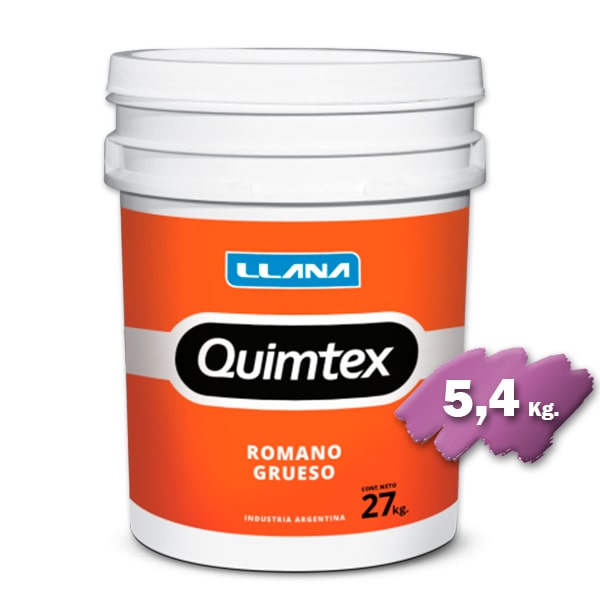 Texturado Plastico Romano Grueso A-B 5Kg Quimica Llana — comprar en Extrabrut